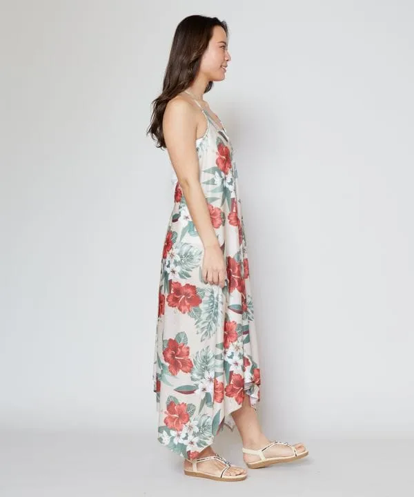 Botanical Halter Neck Dress