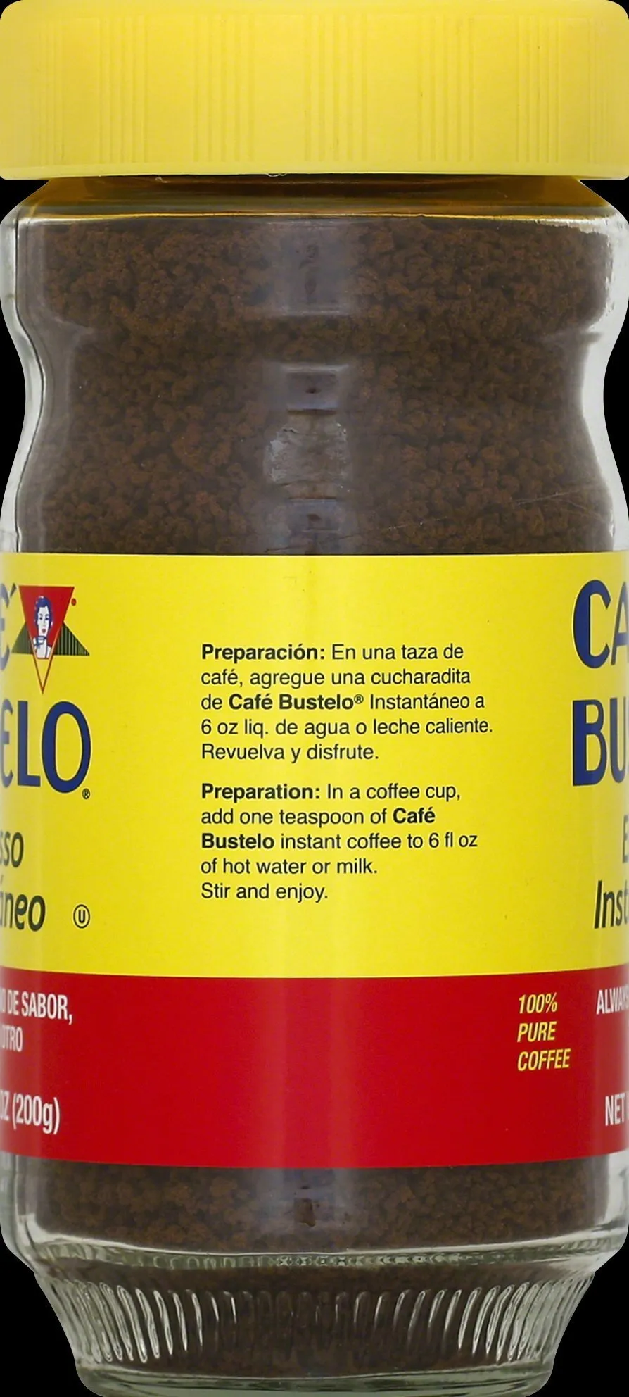 Café Bustelo Espresso Style Instant Coffee, 7.05 Ounce (Pack of 12)