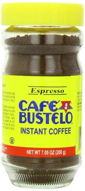 Café Bustelo Espresso Style Instant Coffee, 7.05 Ounce (Pack of 12)