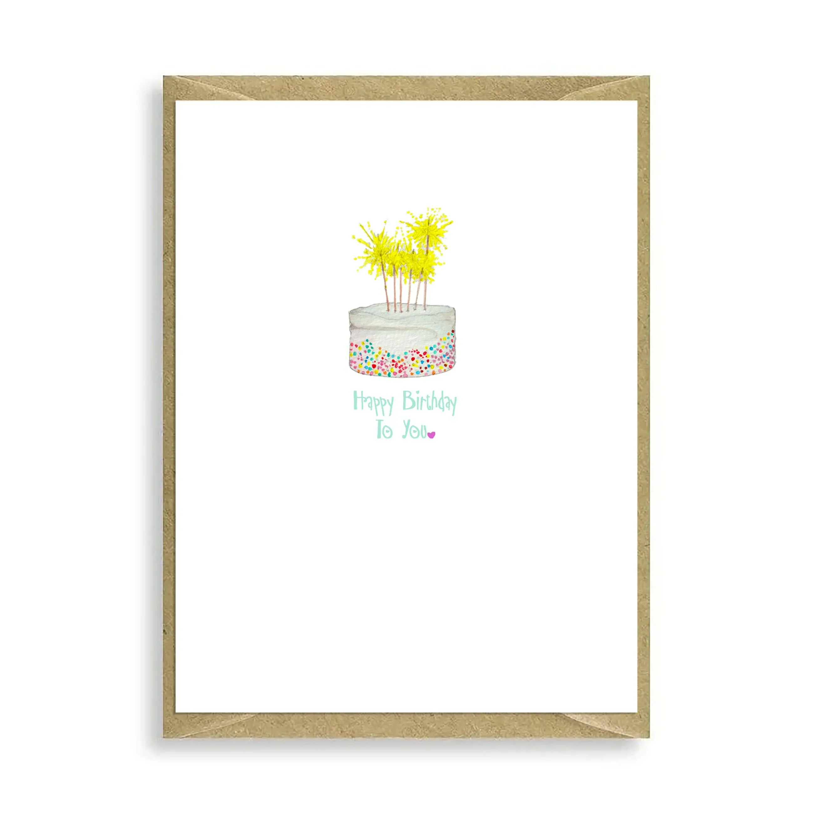 Cake Happy Birthday to You Mini Card