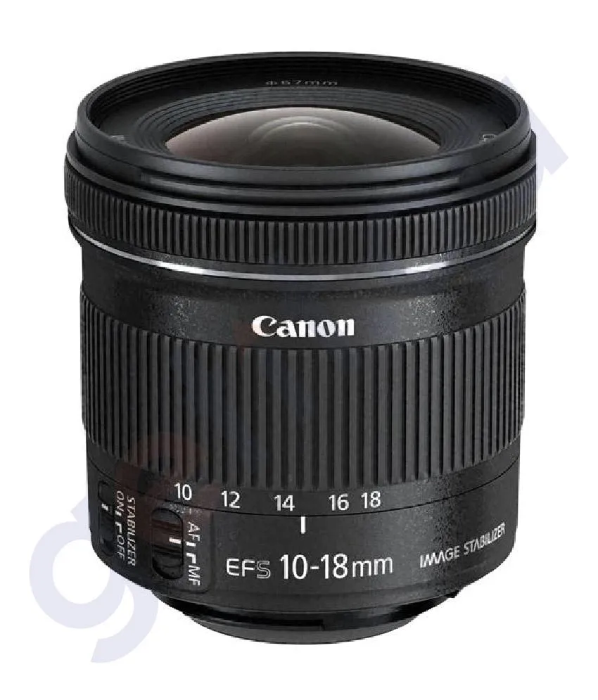 CANON EFS 4.5-5.6 IS STM 10-18MM LENS