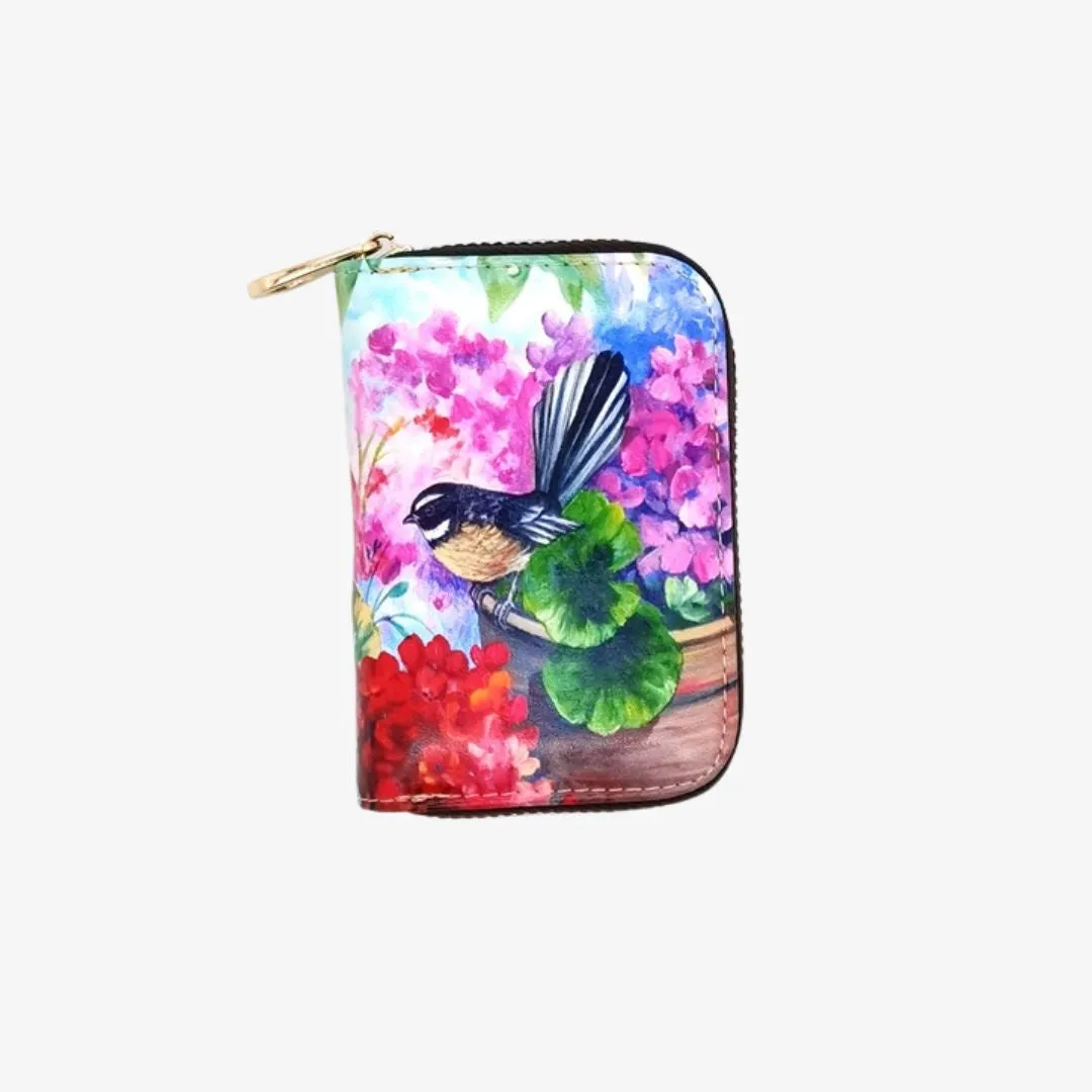 Card Holder - 'Fantail & Hydrangea' - Irina Velman