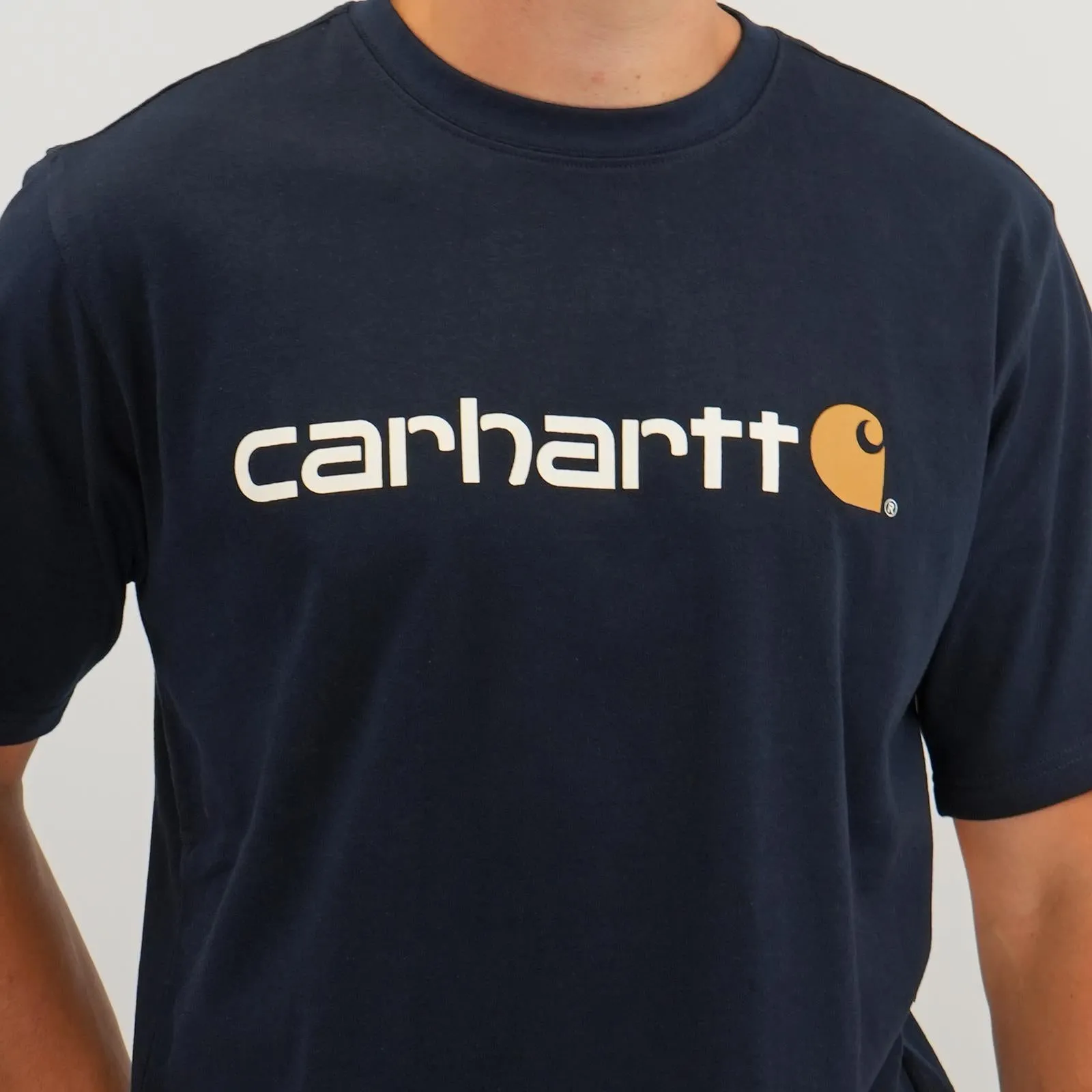 Carhartt Relaxed Fit Heavyweight Navy T-shirt