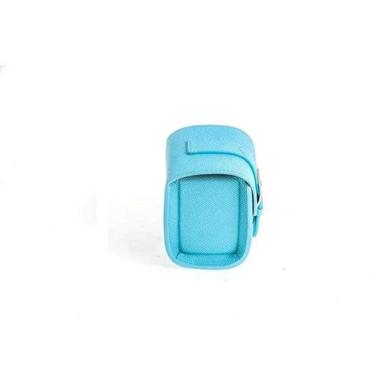 Casati Milano Travel Case Rectangular Epsom Light Blue color