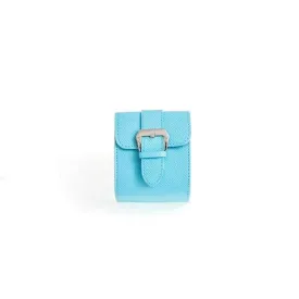 Casati Milano Travel Case Rectangular Epsom Light Blue color