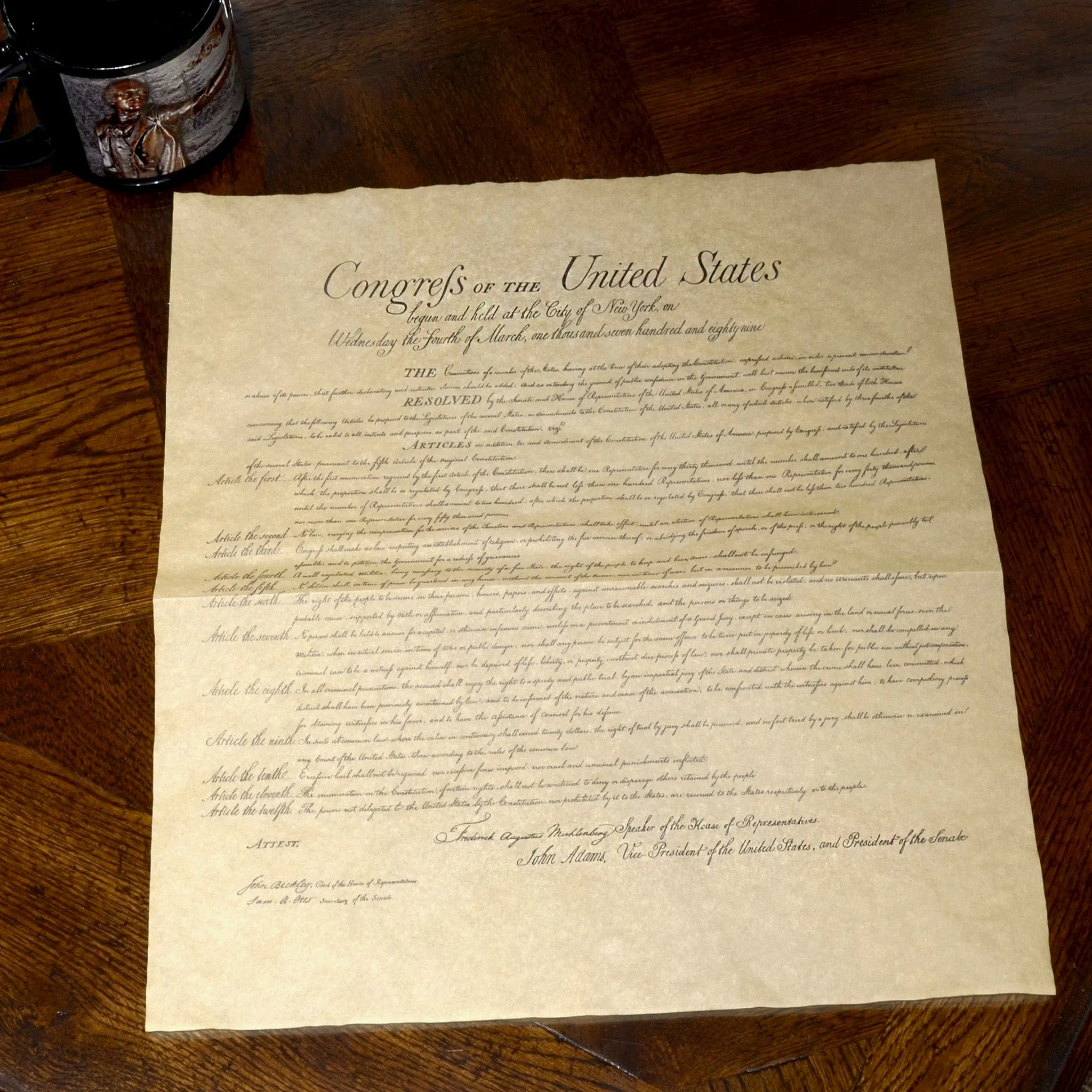 Charters of Freedom Bundle with Four-page U.S. Constitution in Envelope