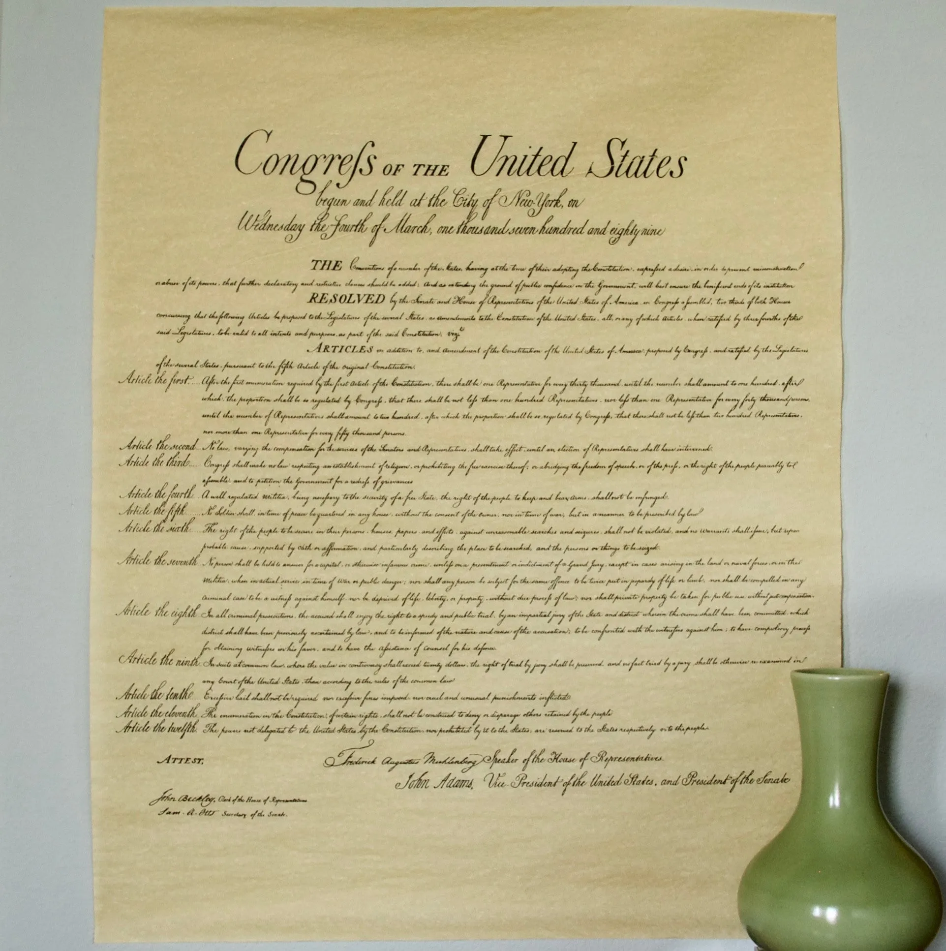 Charters of Freedom Bundle with Four-page U.S. Constitution