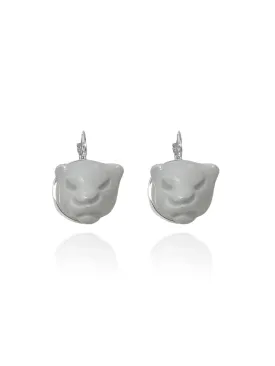 Cleo earrings white