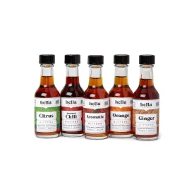 Cocktail Bitters Bar Set, 5 Flavors