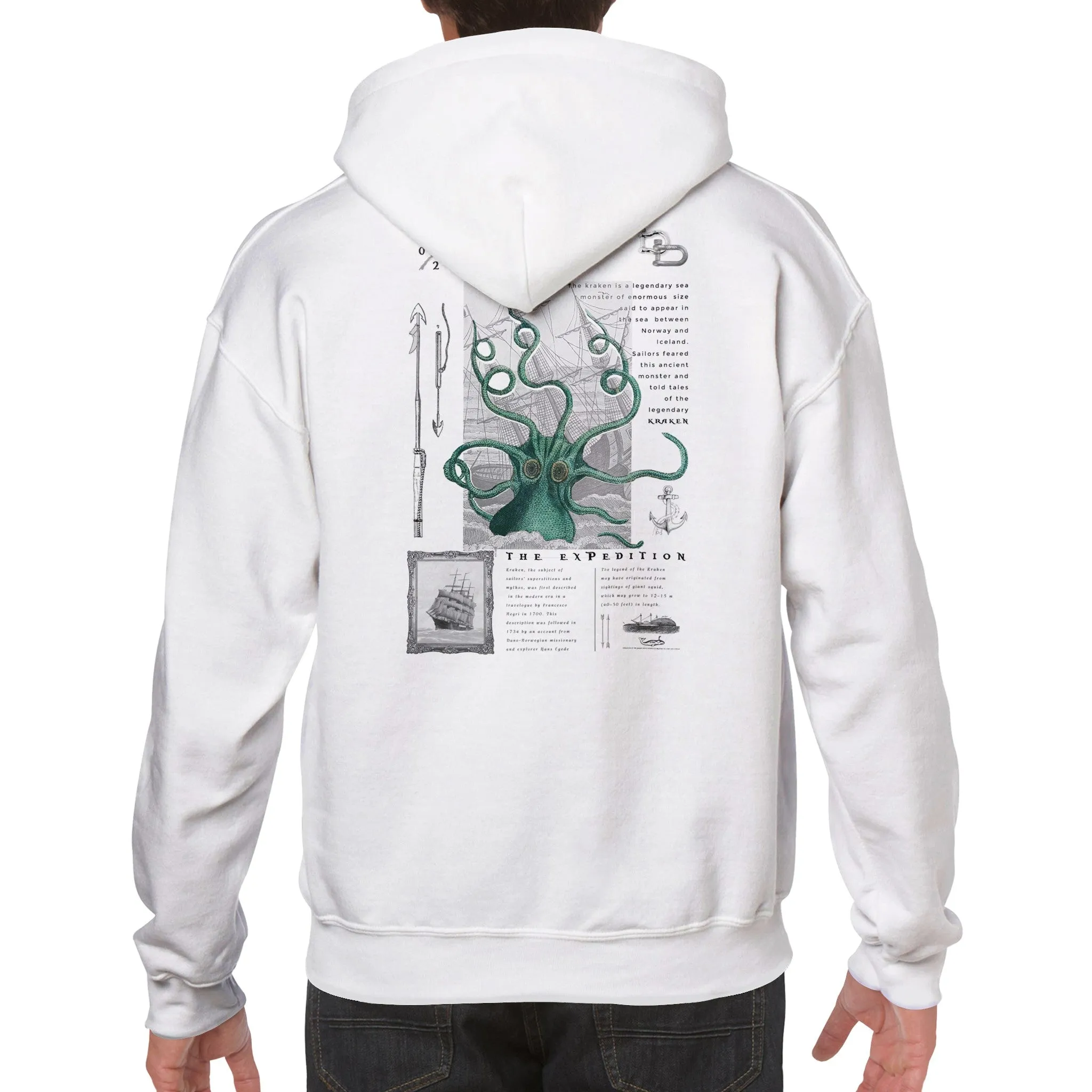 'Collosal Octopus Painting' Hoodie