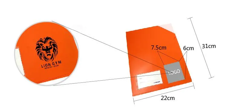 Coloured L-Shaped Document Holder