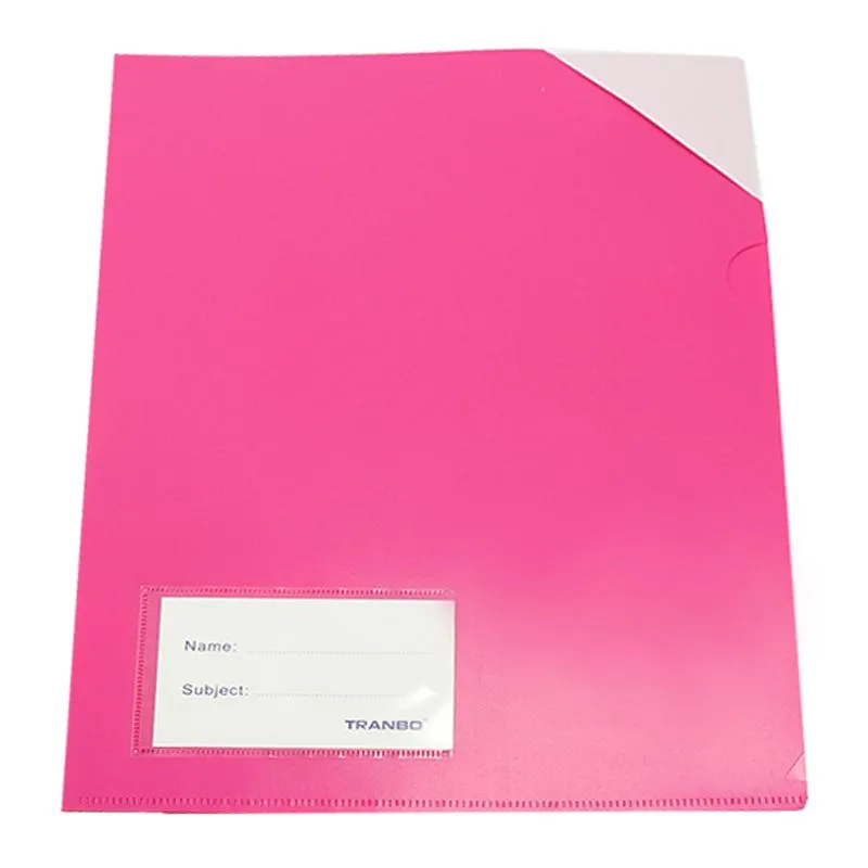 Coloured L-Shaped Document Holder