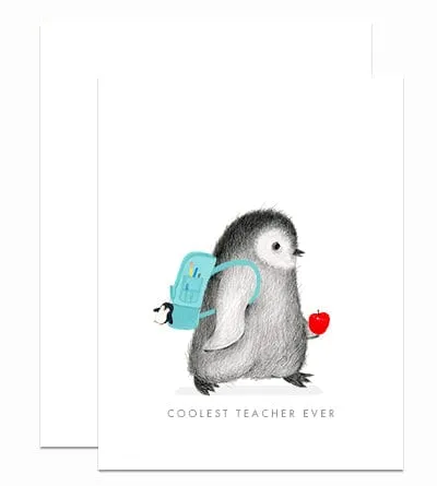 Coolest Teacher Card