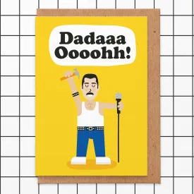 Dada Ooh Freddie Mercury Father's Day Card