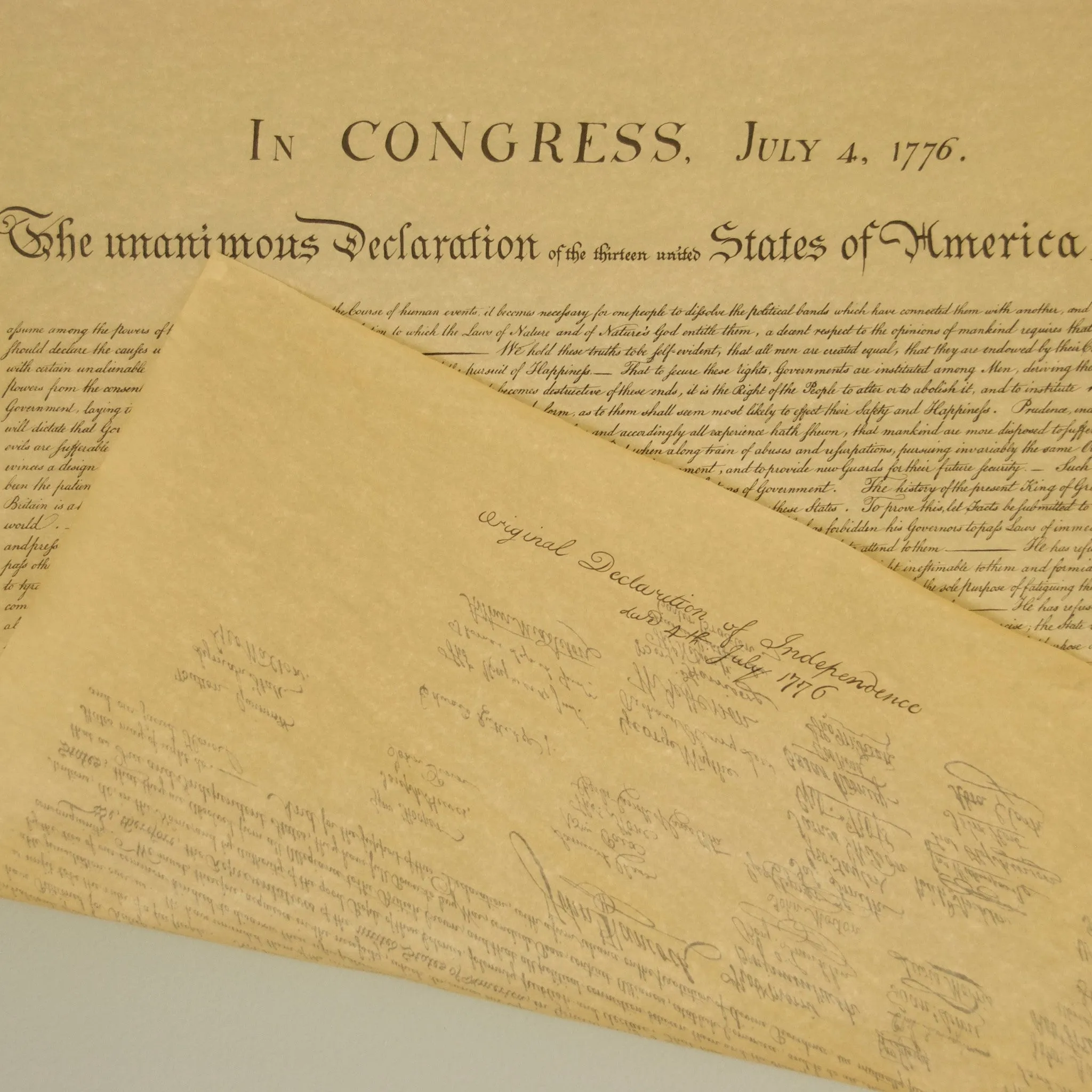 Declaration of Independence Full Size Replica