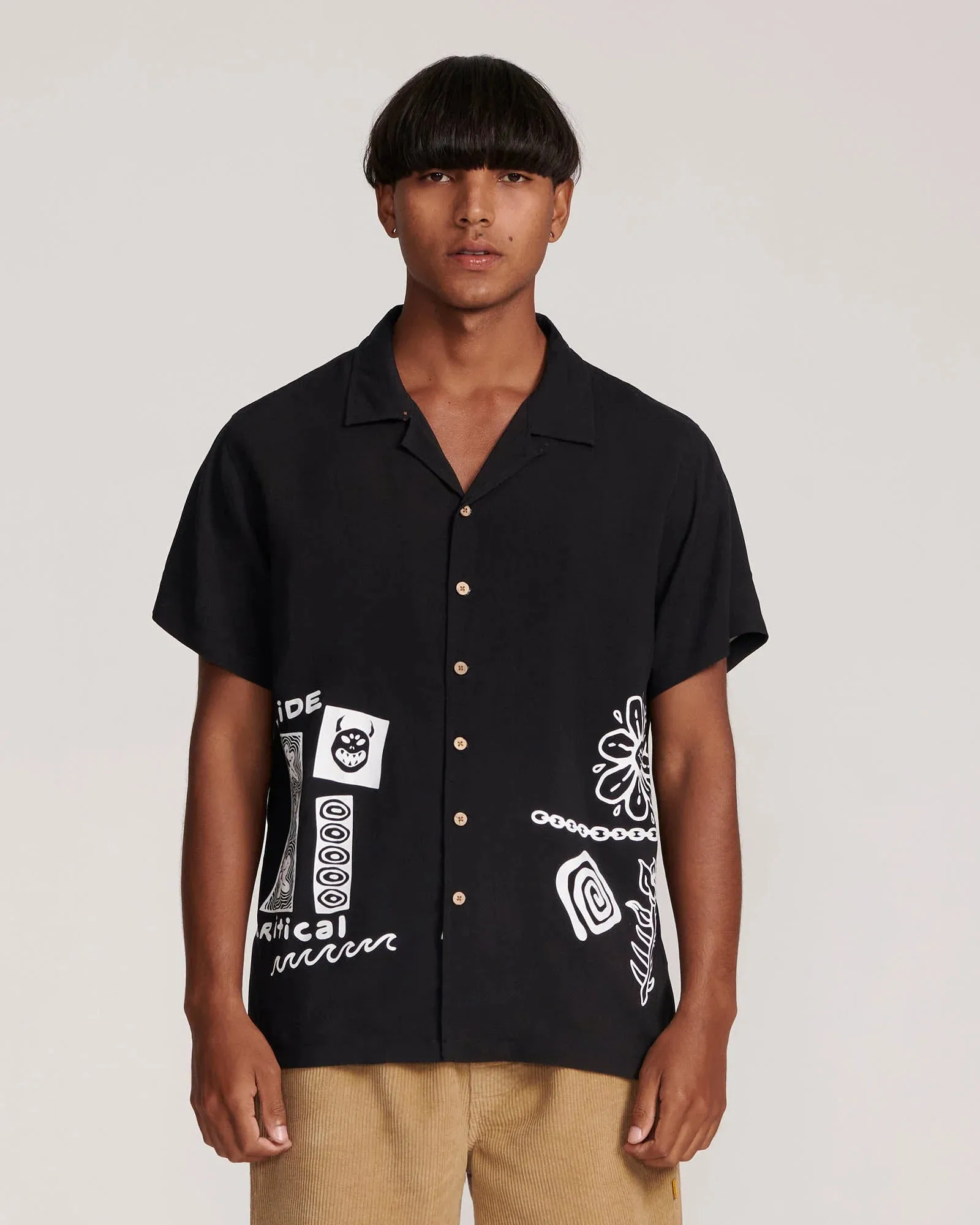 Desire Resort Shirt Black