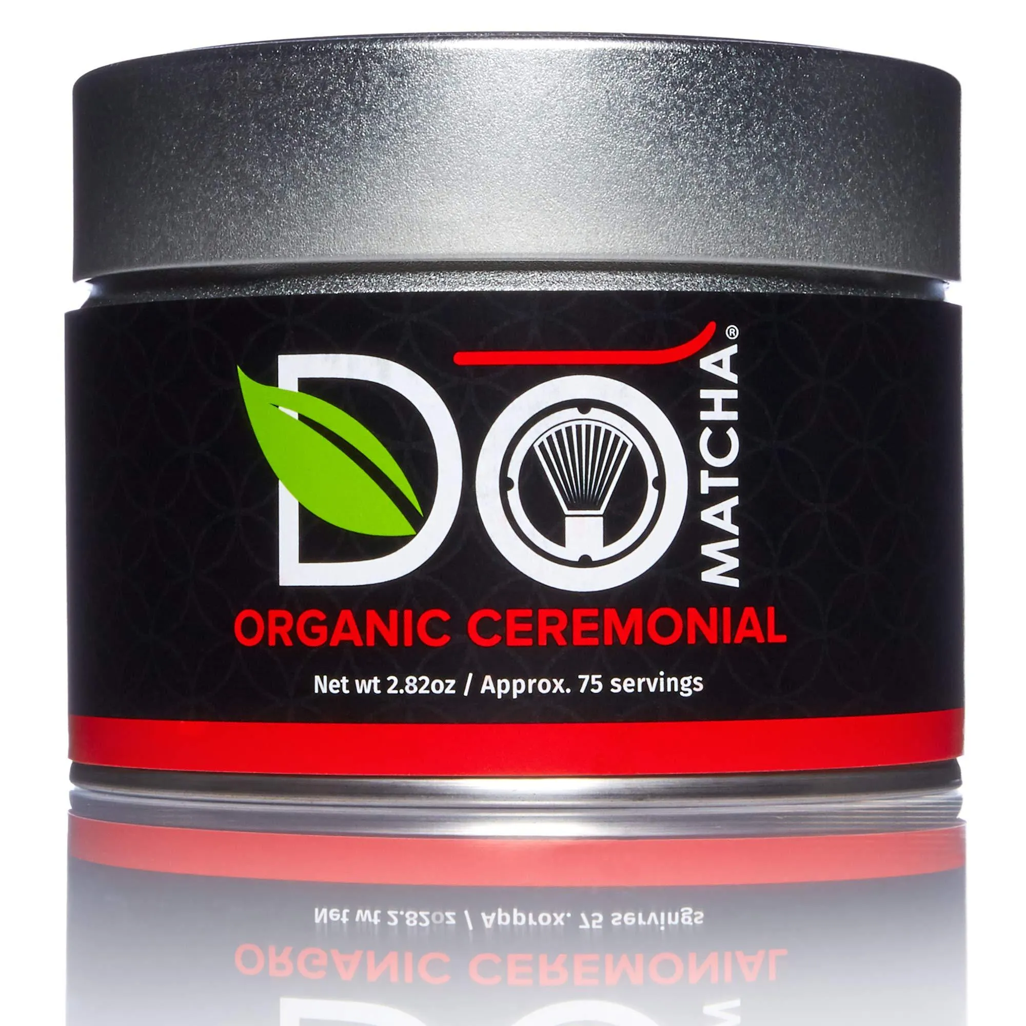 DoMatcha - Organic Ceremonial Green Tea Matcha Powder, Natural Source of Antioxidants, Caffeine, and L-Theanine, Promotes Focus and Relaxation, 75 Servings (2.82 oz)