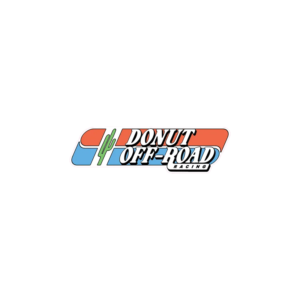 DONUT OFF-ROAD RACING DIE-CUT STICKER