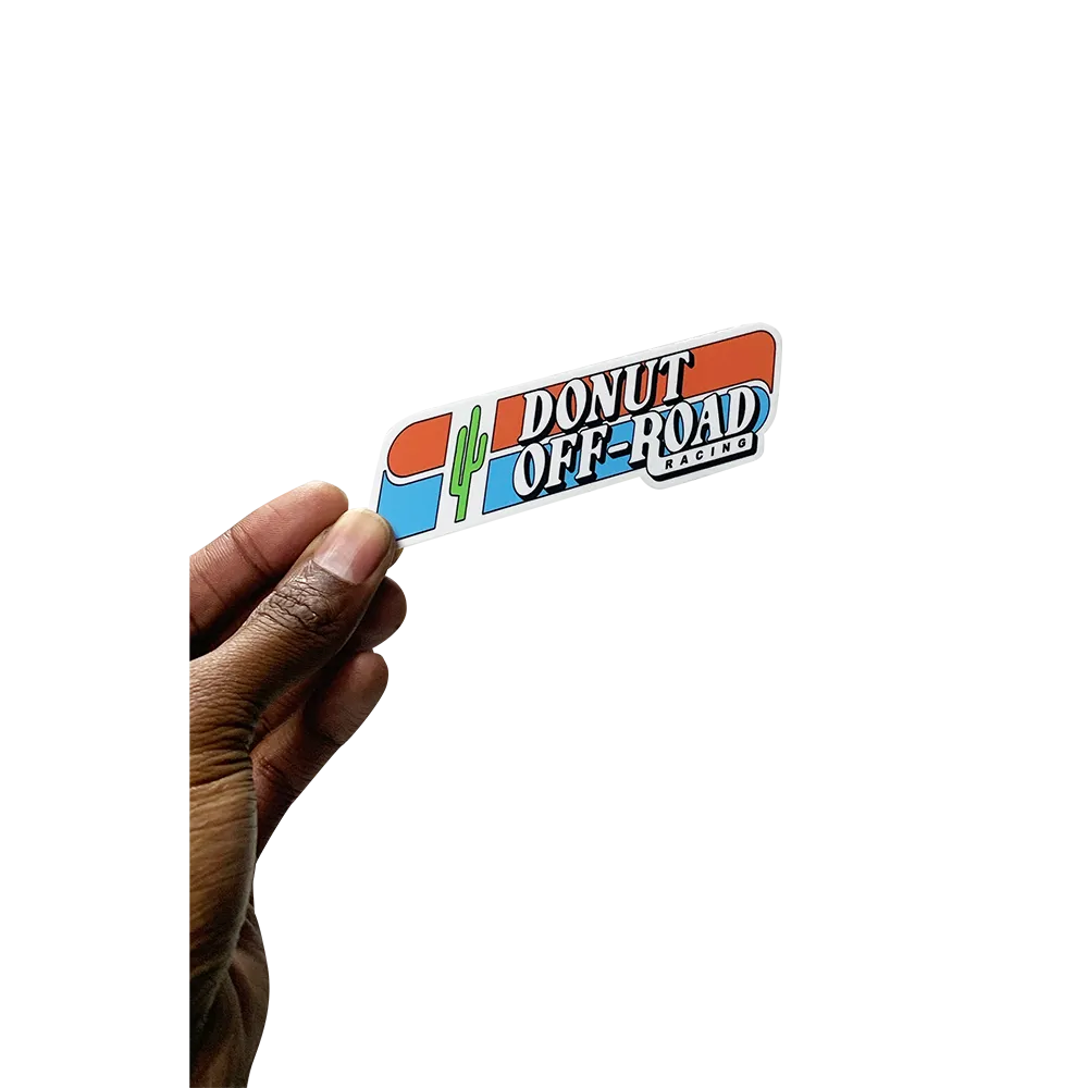 DONUT OFF-ROAD RACING DIE-CUT STICKER