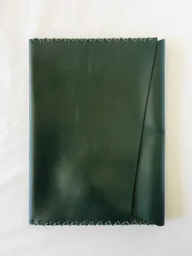 EARLYMADE Handmade Leather Portfolio — GREEN — LAST PIECE