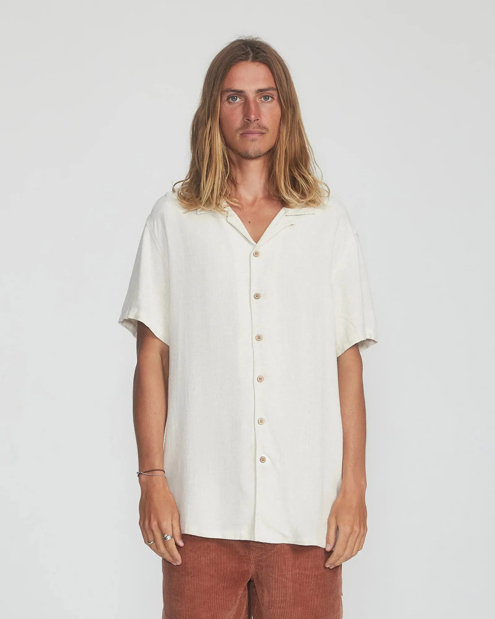 Earnie Resort Shirt Oat