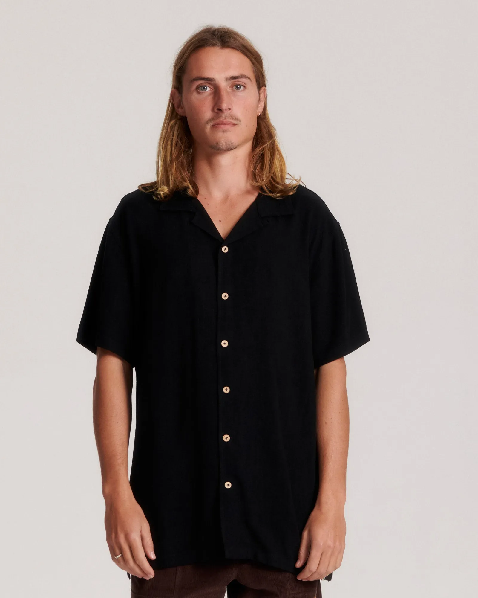 Ernie Resort Shirt - Black