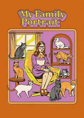 Family Portrait Cat Card