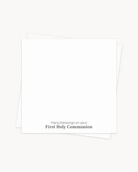 First Holy Communion Gift Card