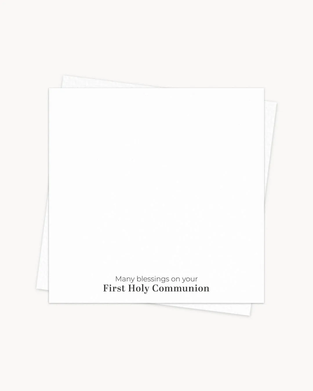 First Holy Communion Gift Card