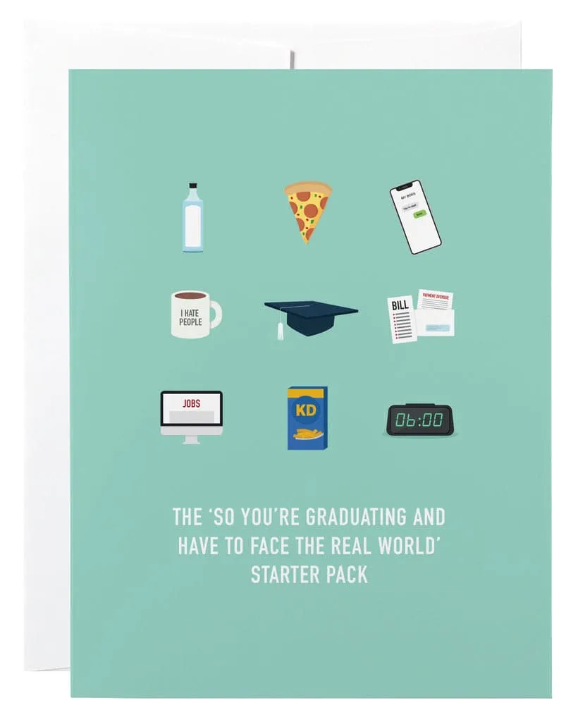 Graduation Starter Pack Greeting Card*