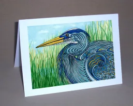 Great Blue Heron Notecard