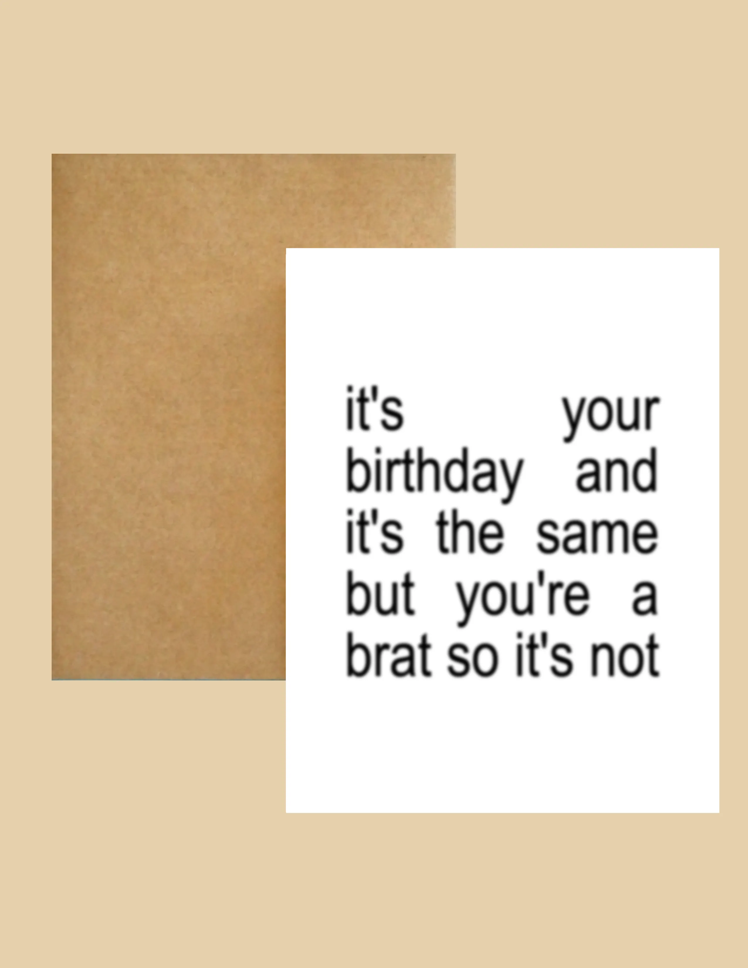 Greeting Card - It's Your Birthday