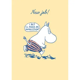 Greeting Card New Job! Moomintroll