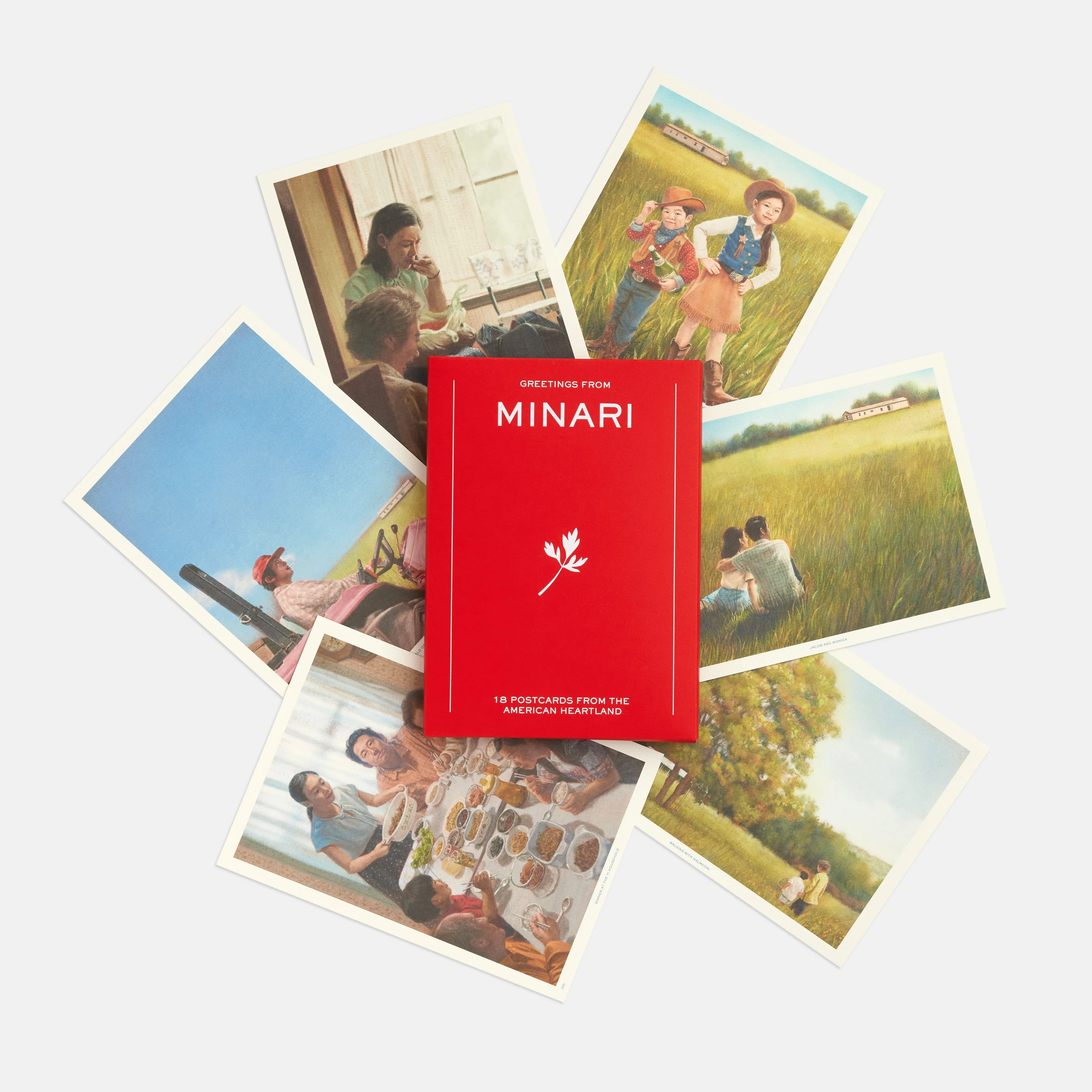 'Greetings From Minari' Illustrated Postcard Set