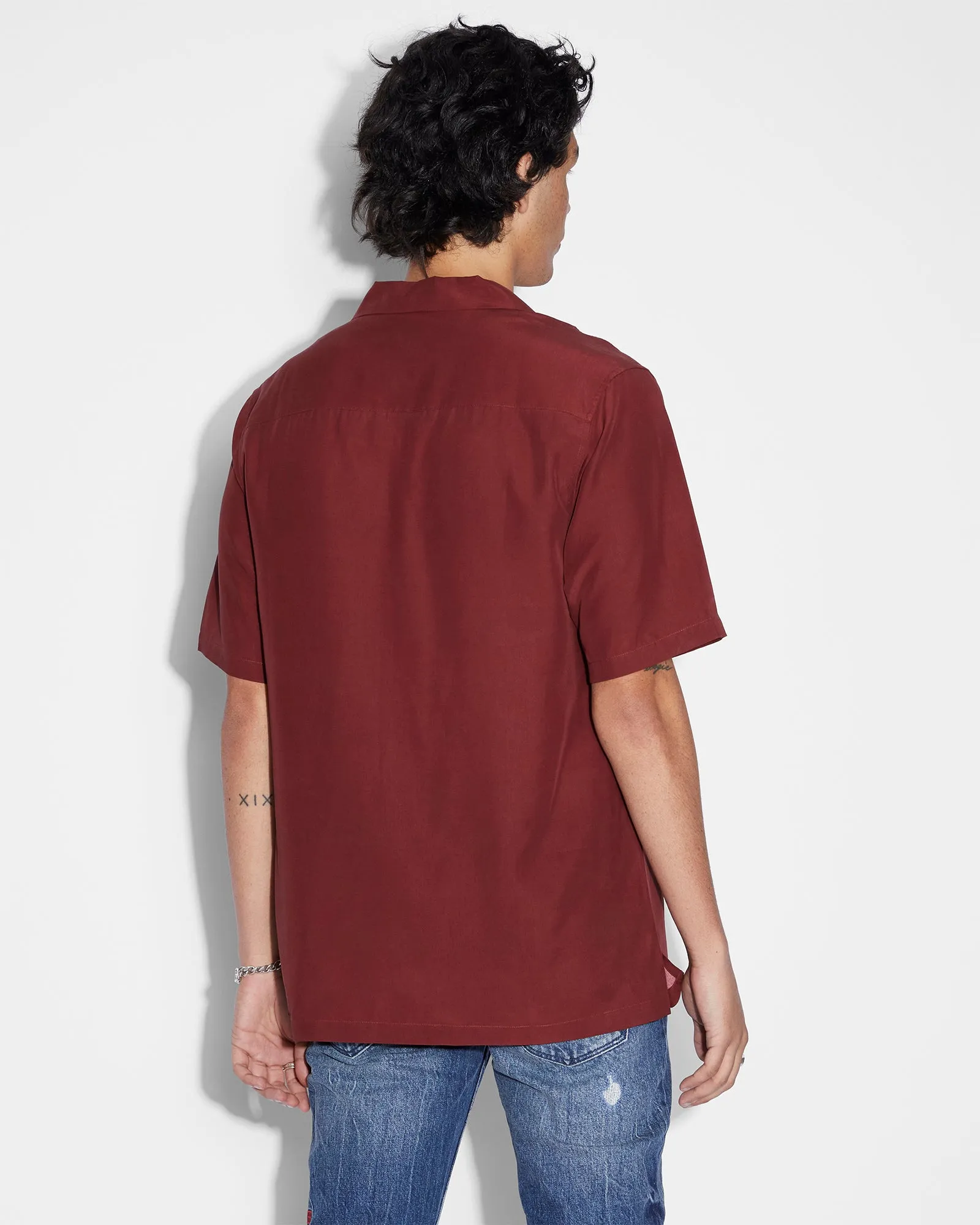 HEART RESORT SS SHIRT CRIMSON