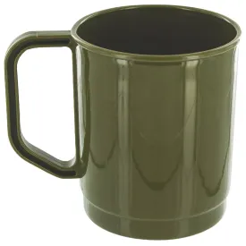 Highlander Olive Green Plastic Camping Mug 345ml