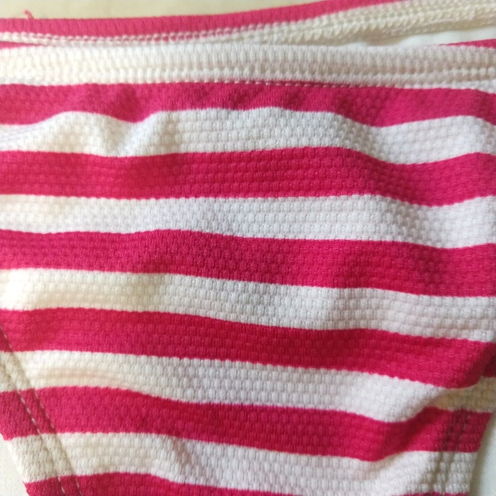 Hobie Cherry Stripe Nautical Bikini Bottom Small