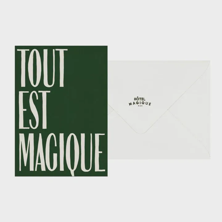 Hôtel Magique - Tout est Magique - Greeting Card