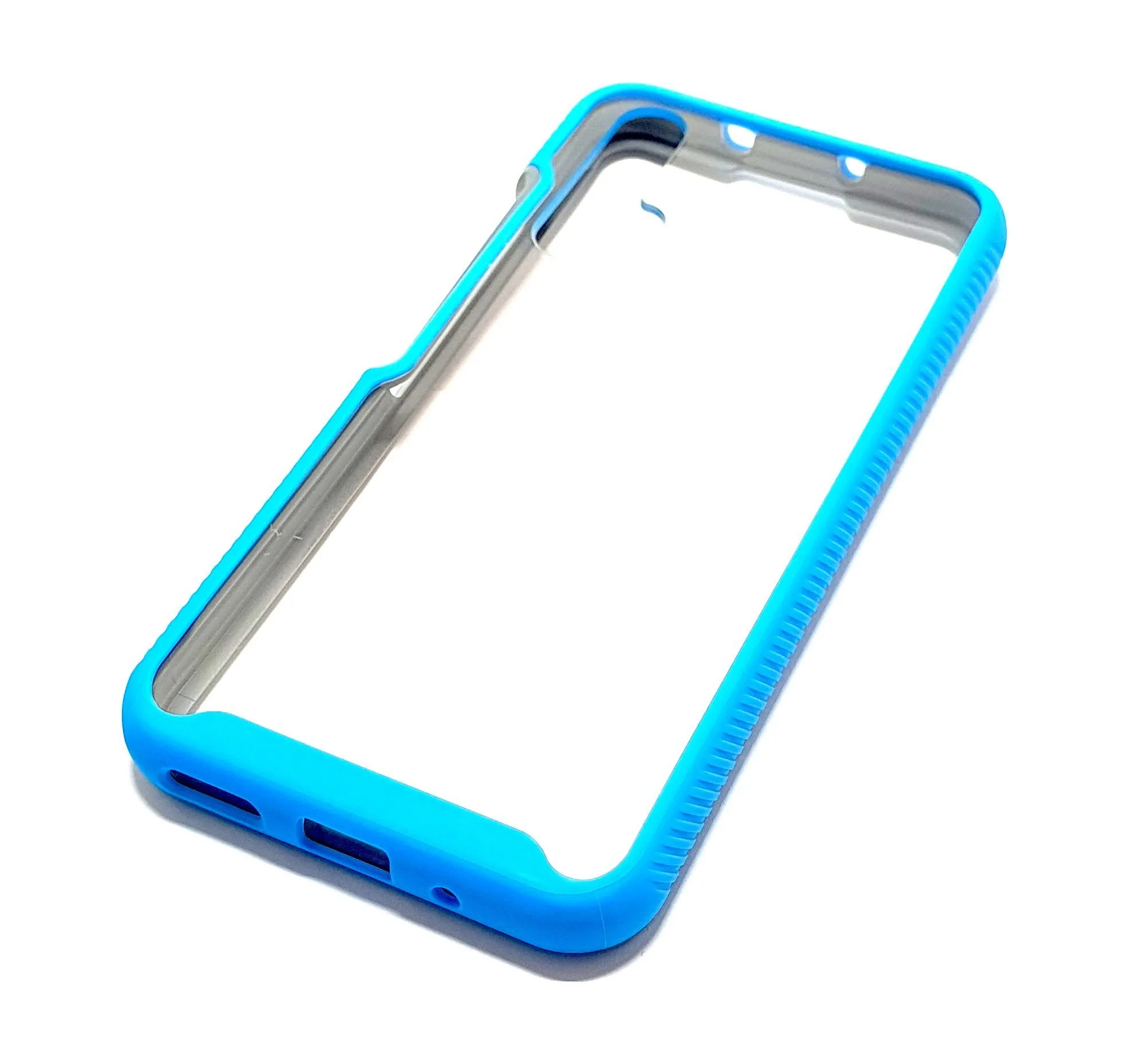 Huawei, Nova 5T, Shockproof, blue clear transparent phone case.