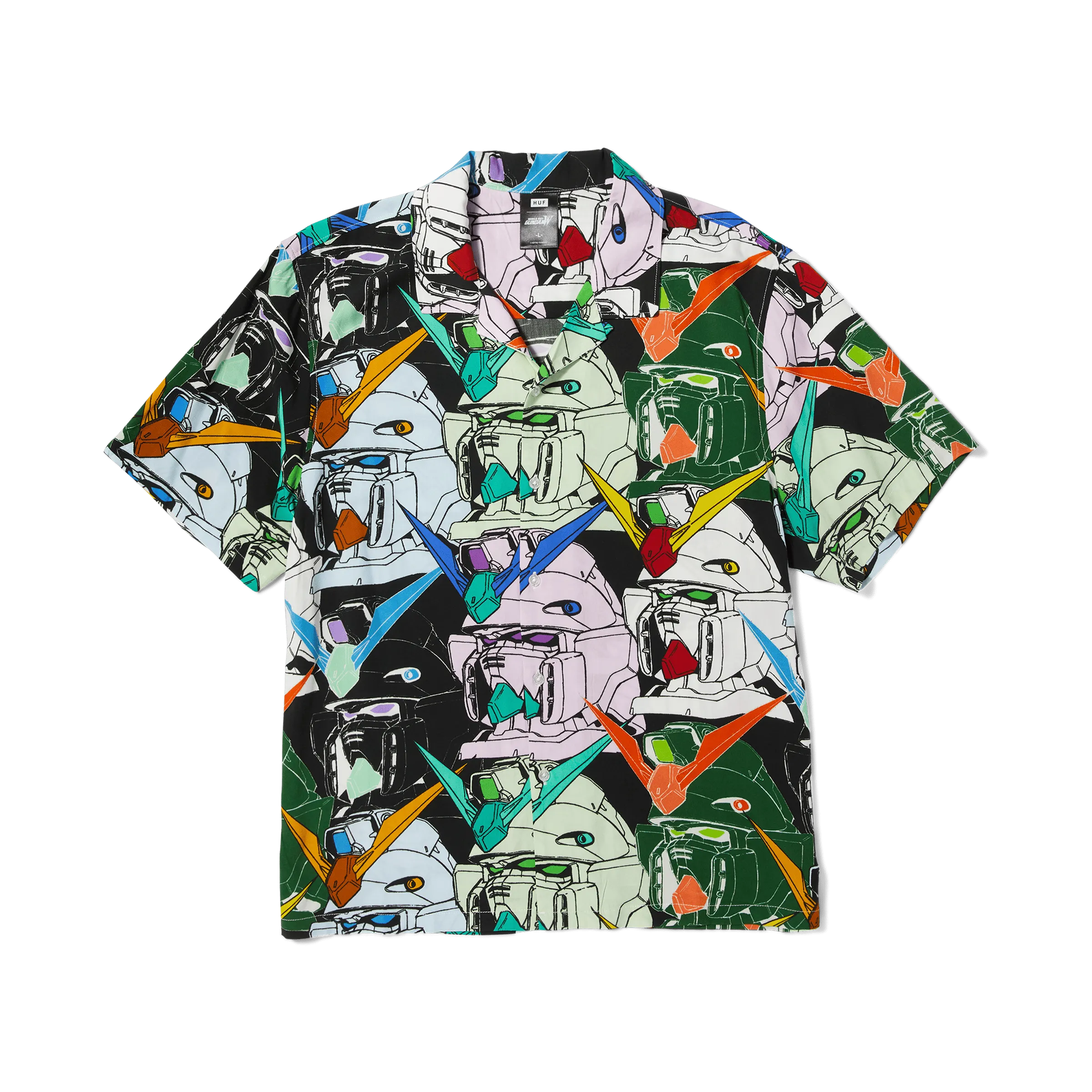 HUF x Gundam Heads Resort Shirt