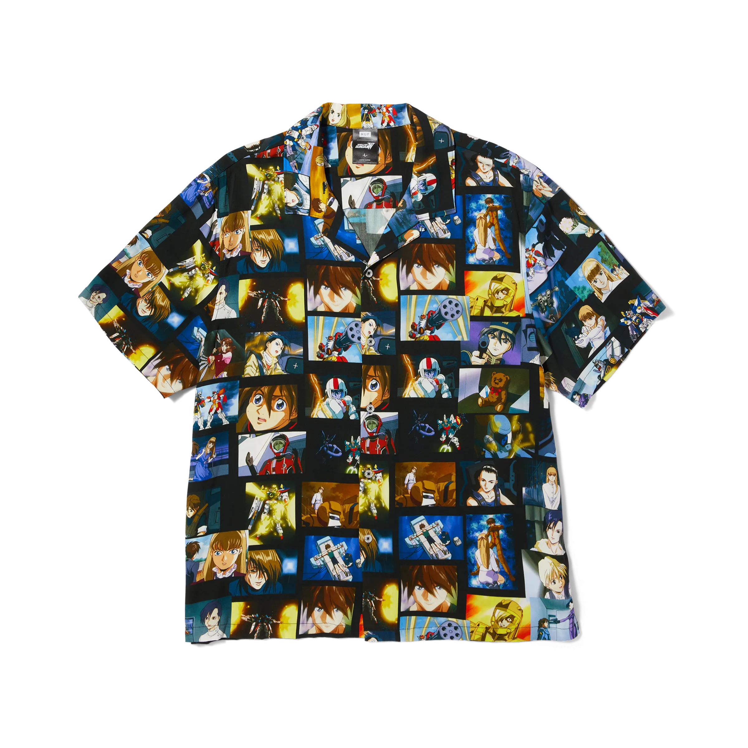 HUF x Gundam Screenshots Resort Shirt