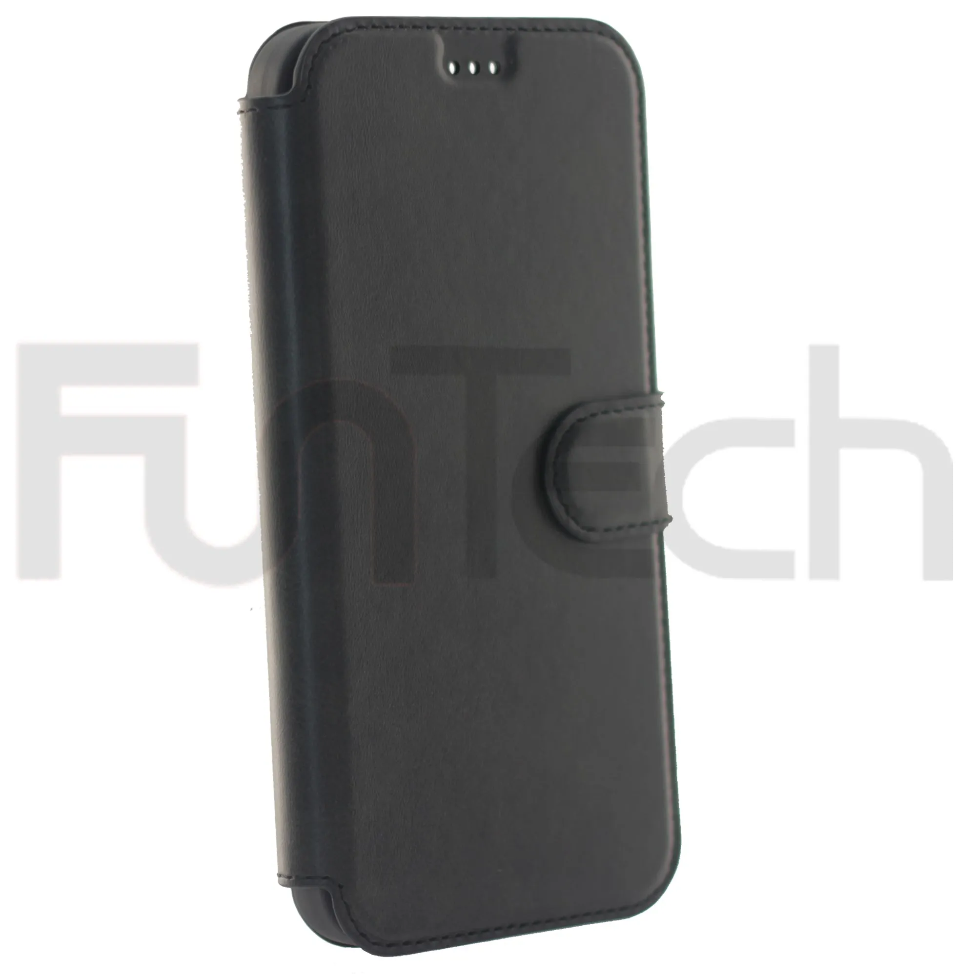 iPhone 13 Pro Case, Leather Wallet Case, Color Black.