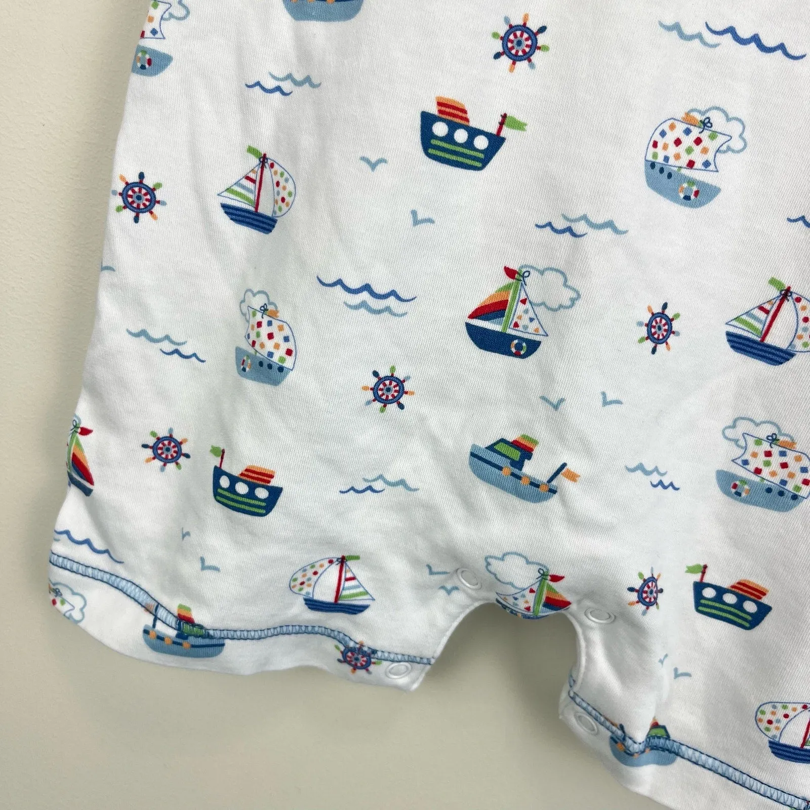 Kissy Kissy Pima Cotton Nautical Playsuit Romper 6-9 Months