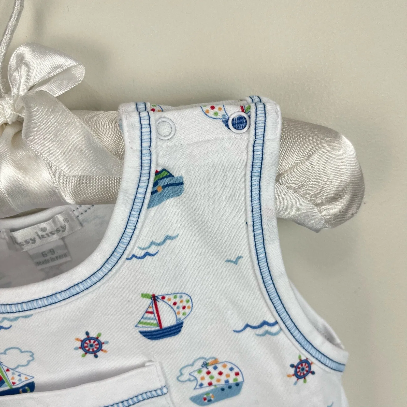 Kissy Kissy Pima Cotton Nautical Playsuit Romper 6-9 Months