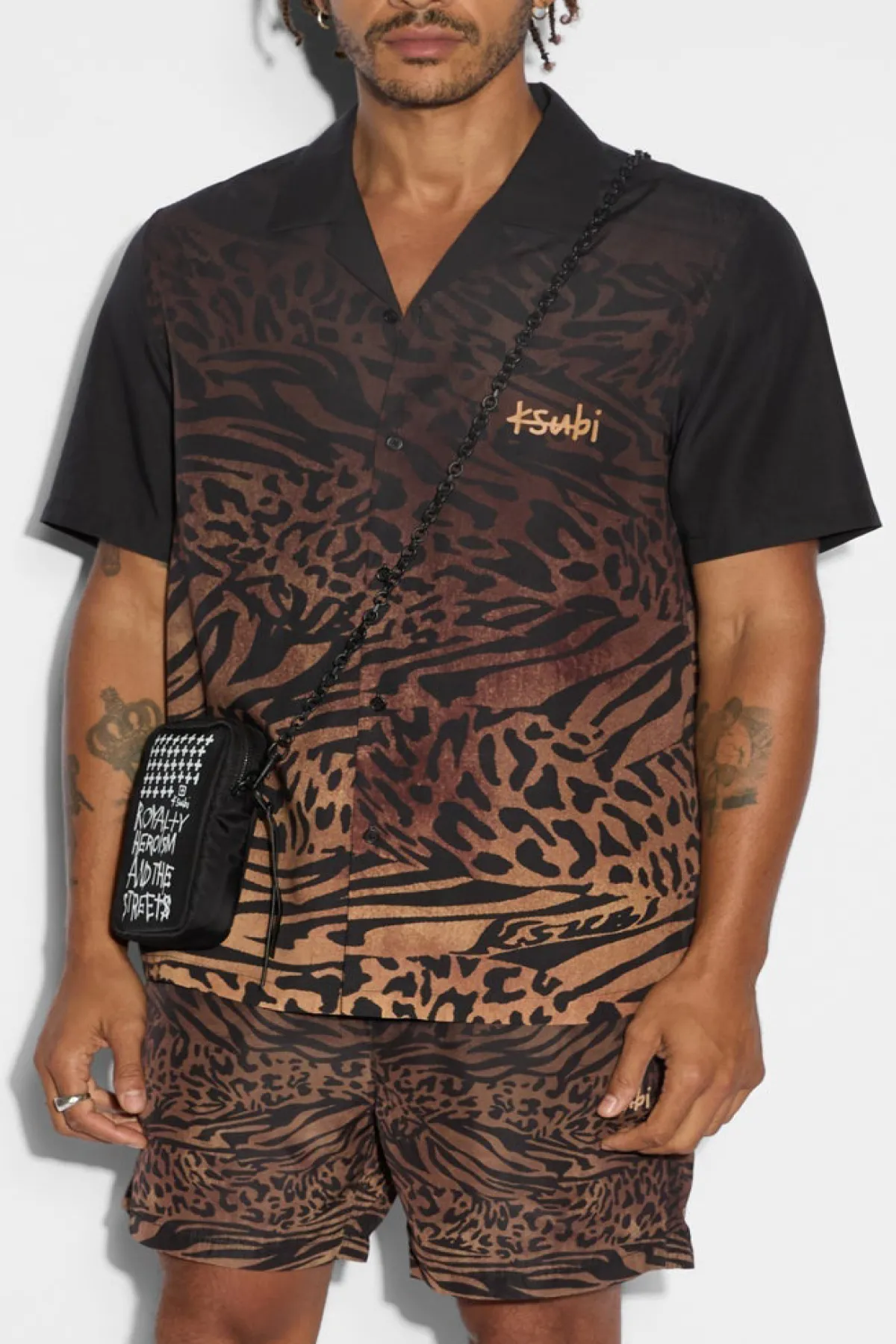 Ksubi Sinners Resort Shirt - Leopard