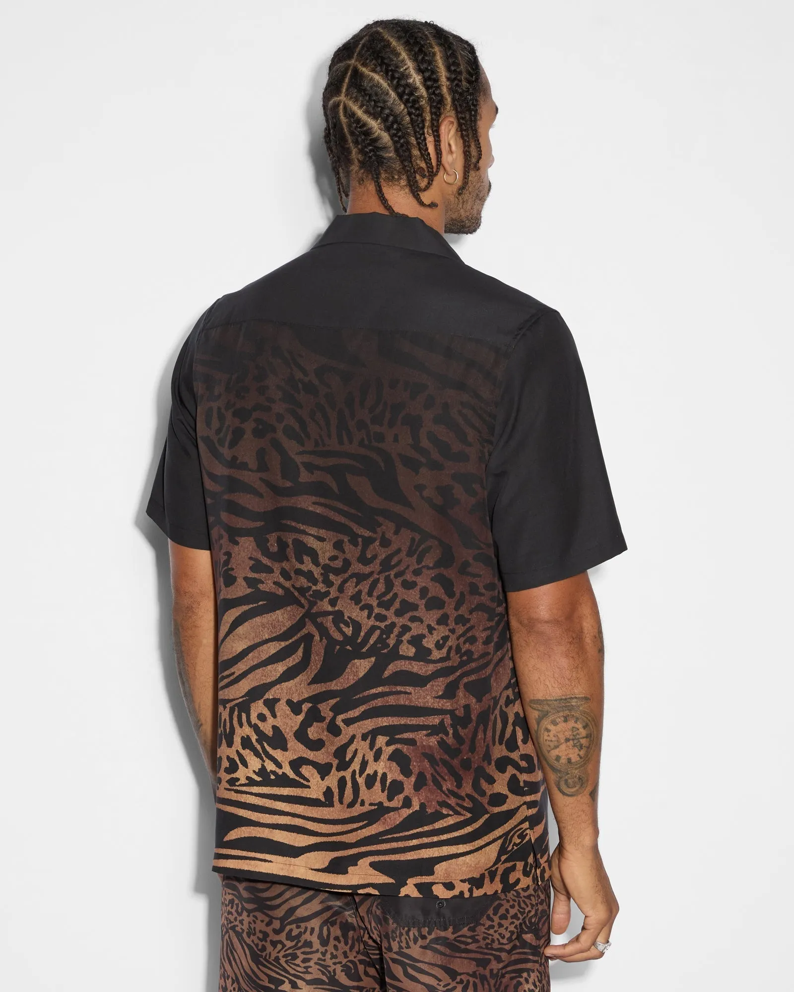 Ksubi Sinners Resort Shirt - Leopard