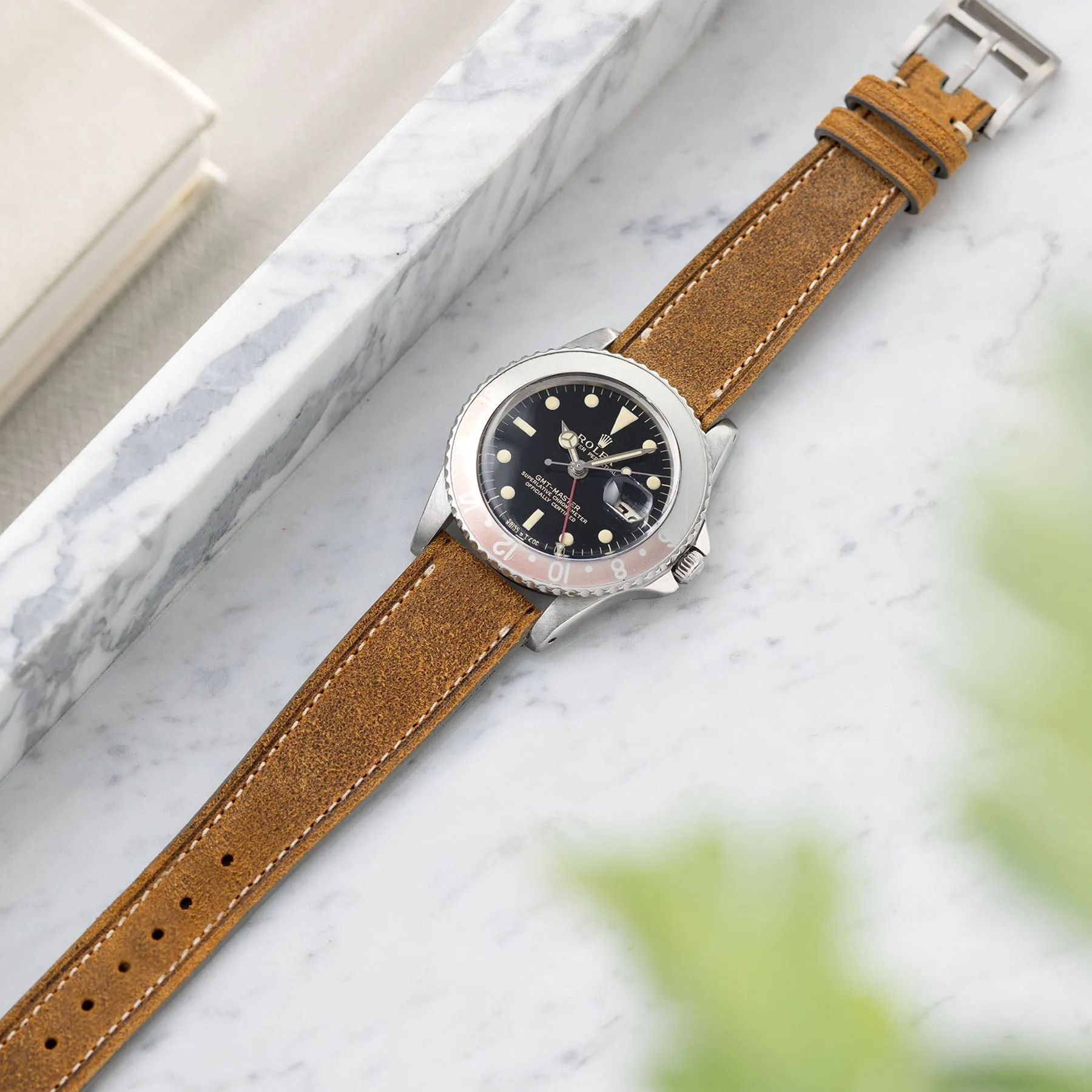 Le Marais Brown Leather Watch Strap