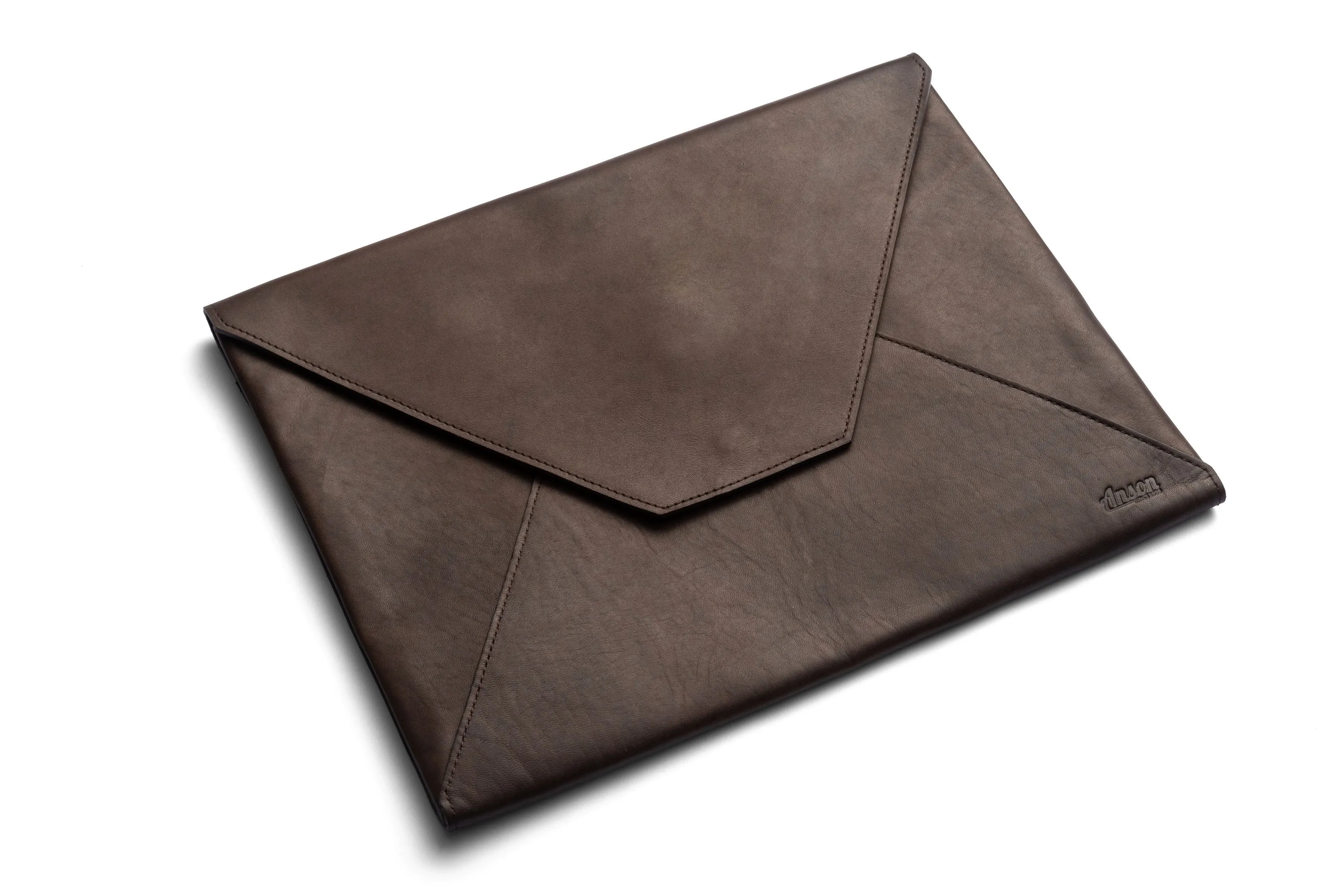 Premium Leather Document Envelope - Classic Brown or Sleek Black Organizer