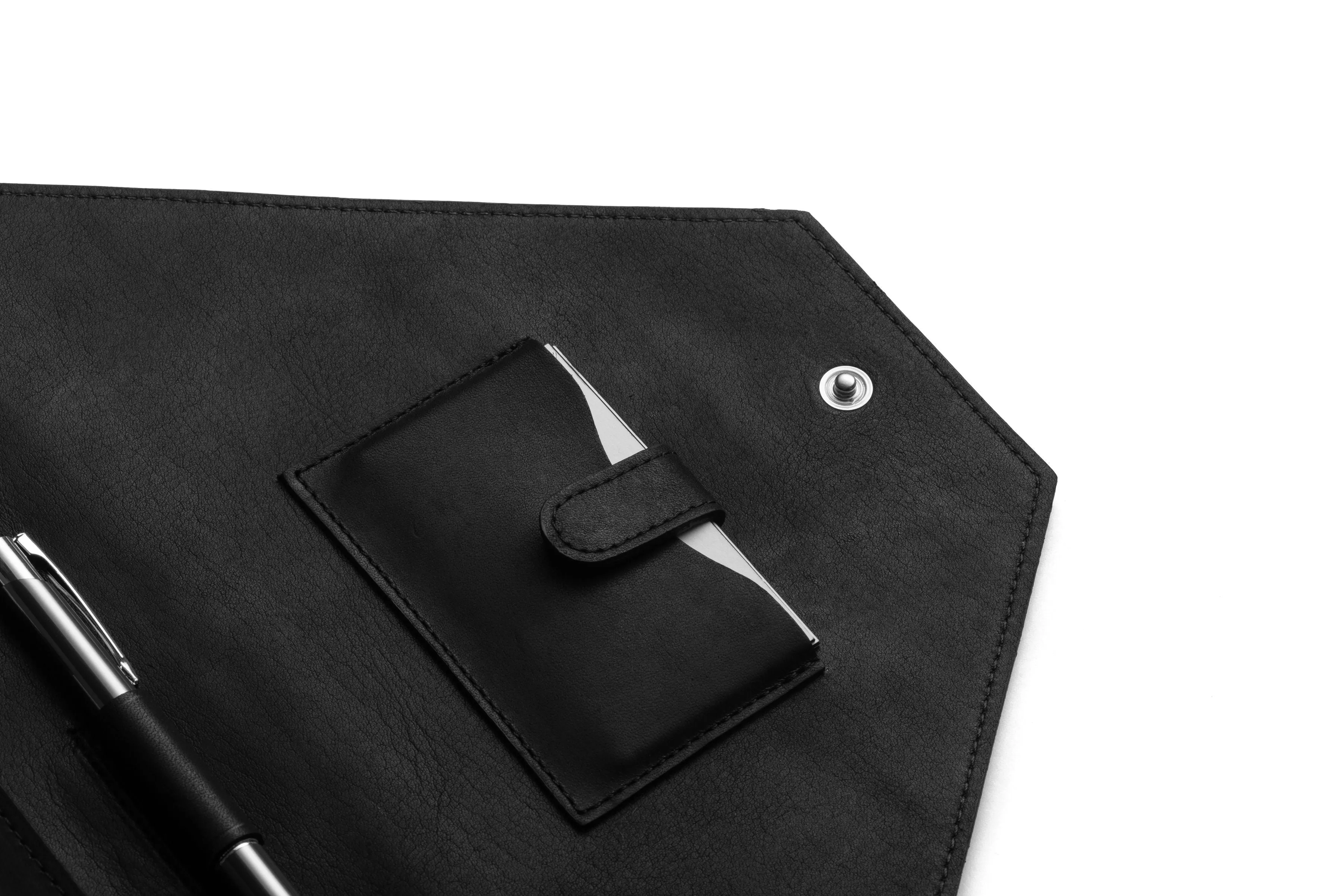 Premium Leather Document Envelope - Classic Brown or Sleek Black Organizer