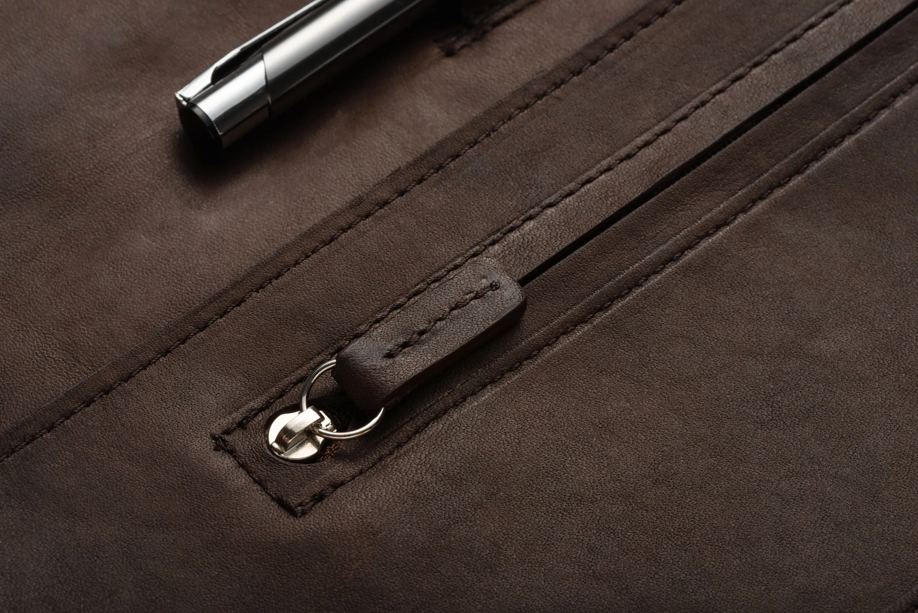 Premium Leather Document Envelope - Classic Brown or Sleek Black Organizer